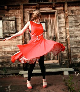 Workshop Anmeldung - Rotes Kleid
